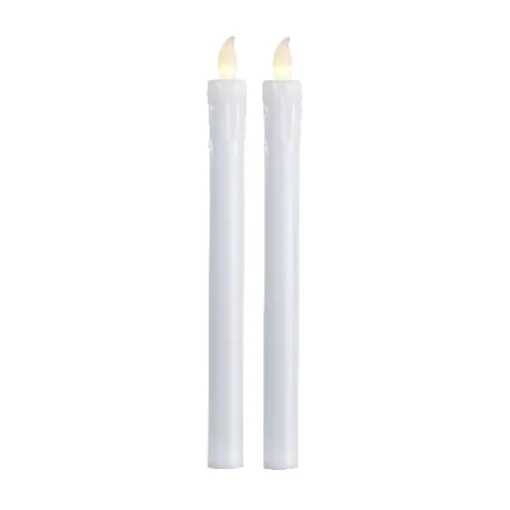 Antike Wachskerzen 2er-Pack 25 cm