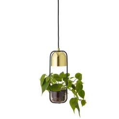 Bloomingville Pendelleuchte mit Blumenampelfunktion Ø10 cm