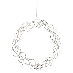 Curly Kranz mit LEDs 30cm