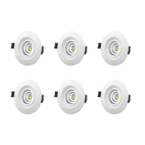 Designlight Downlight festes 6er-Pack