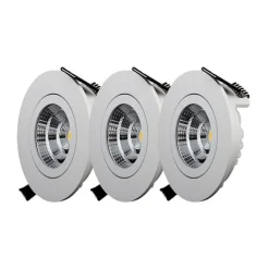 Designlight Downlight neigbar inklusive Treiber und Verkabelung 3er-Pack