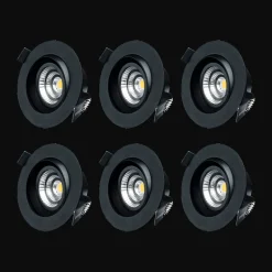 Designlight Downlight Tilt 6er-Pack