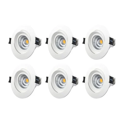 Designlight Downlight Tilt 6er-Pack