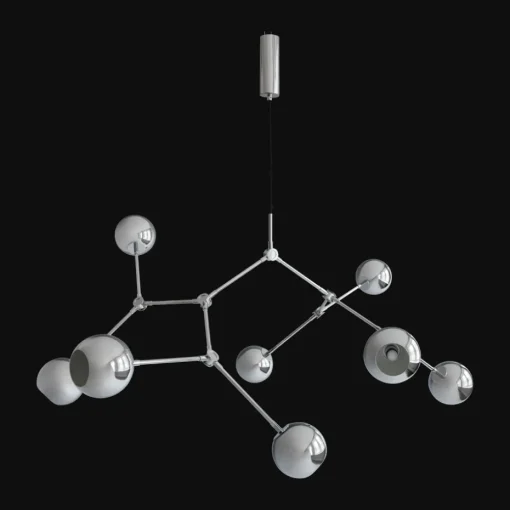 Drop Chandelier Globe Kronleuchter