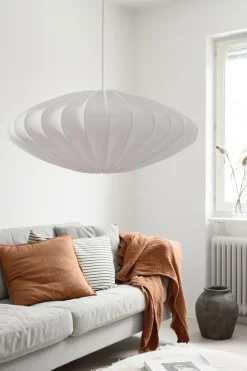 Ellipse Lampenschirm 65cm Baumwolle
