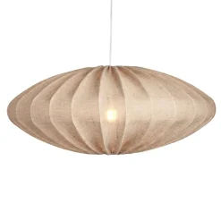 Ellipse Lampenschirm 65cm Leinen