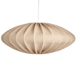 Ellipse Lampenschirm 65cm Leinen