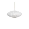 Ellipse Leinen Pendelleuchte Ø80 cm