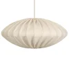 Ellipse Leuchtenschirm Leinen 80 cm