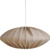 Ellipse Leuchtenschirm Leinen 80 cm