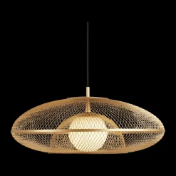 Faraday Leuchte brushed brass