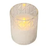 Flamme Romb Stumpenkerze L Ø10x12,5 cm