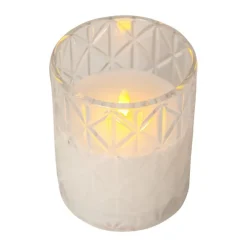 Flamme Romb Stumpenkerze L Ø10x12,5 cm
