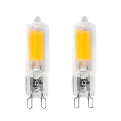 G9 LED dimmbar 2W Lichtquelle 2er Pack