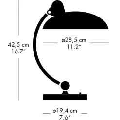 Kaiser Idell 6631-T Luxus Tischleuchte Messing