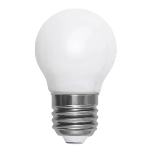 Lichtquelle E27 LED filament Kugel opal 45mm
