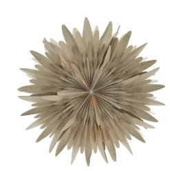 Luna Adventsstern beige mit Punkten