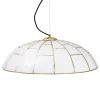 Ombrello Pendelleuchte Ø60cm Weißglas