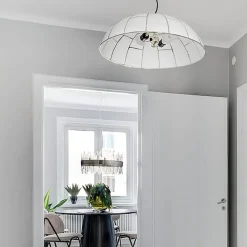 Ombrello Pendelleuchte Ø60cm Weißglas