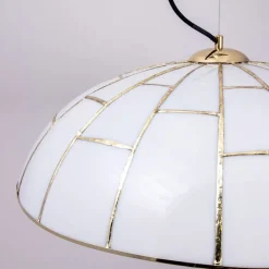 Ombrello Pendelleuchte Ø60cm Weißglas