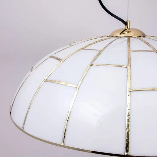 Ombrello Pendelleuchte Ø60cm Weißglas