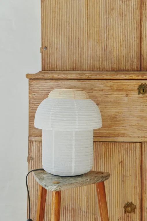 Papier Double Tischleuchte Ø30 cm