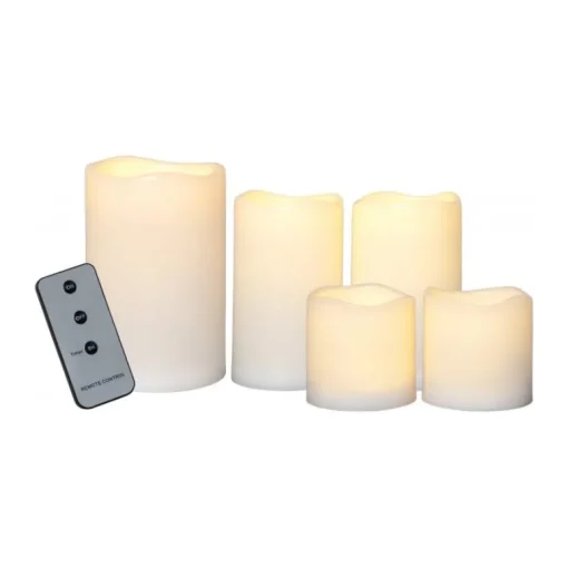 Paul 5 Teilees LED Blockkerzen Set