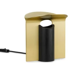 RF200 Petal Tischleuchte, Black oak-brass