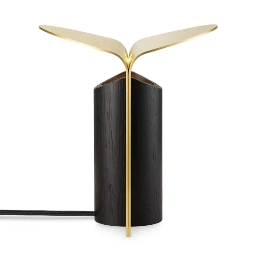 RF200 Petal Tischleuchte, Black oak-brass