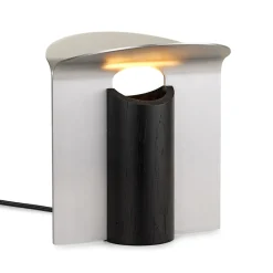 RF200 Petal Tischleuchte, Black oak-aluminium