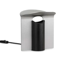 RF200 Petal Tischleuchte, Black oak-aluminium