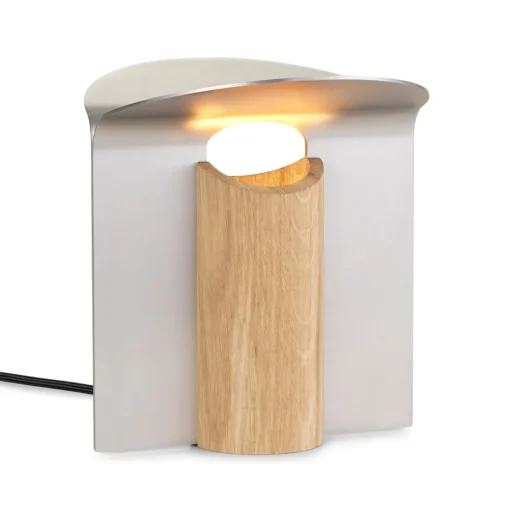 RF200 Petal Tischleuchte, Oiled oak-aluminium