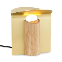 RF200 Petal Tischleuchte, Oiled oak-brass