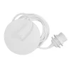 Rosette Kabel-Set metall