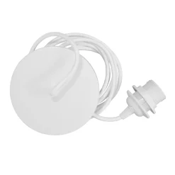 Rosette Kabel-Set metall