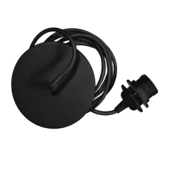 Rosette Kabel-Set metall