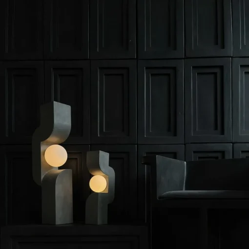 Sitting Man Leuchte Dark Grey