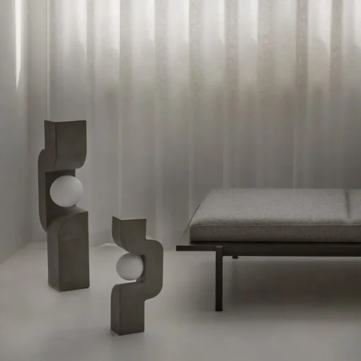 Sitting Man Leuchte Dark Grey