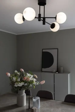 Solar Pendelleuchte schwarz 73cm