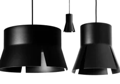 Split Pendelleuchte schwarz