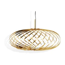 Spring pendelleuchte LED brass