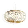 Spring pendelleuchte LED brass
