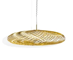 Spring pendelleuchte LED brass