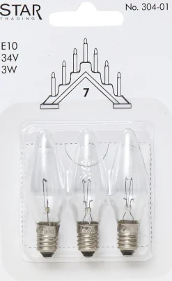 Star Trading Reservebirne E10 3er Pack