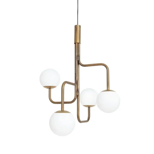 Strapatz Pendelleuchte globus Ø78 cm