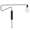 Swing Wandleuchte schwarz