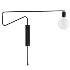 Swing Wandleuchte schwarz