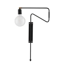 Swing Wandleuchte schwarz
