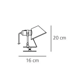 Tolomeo Pinza Micro Wandleuchte