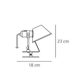 Tolomeo pinza Wandleuchte
